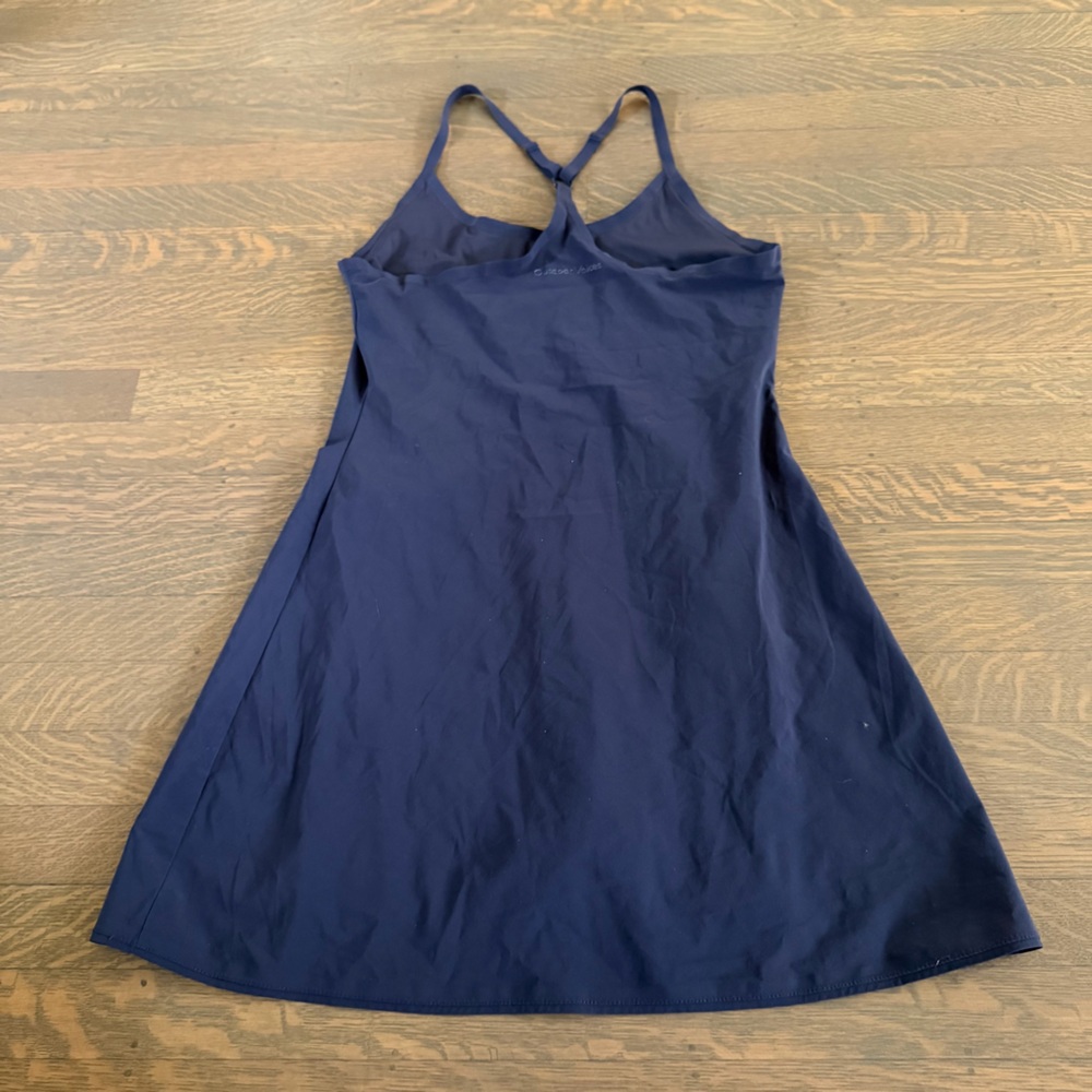 Outdoor Voices Mini Dress Dark Navy Blue The Exercise Dress EUC Small - Picture 10 of 13